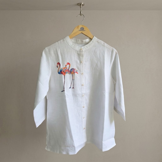 White Linen Shirt