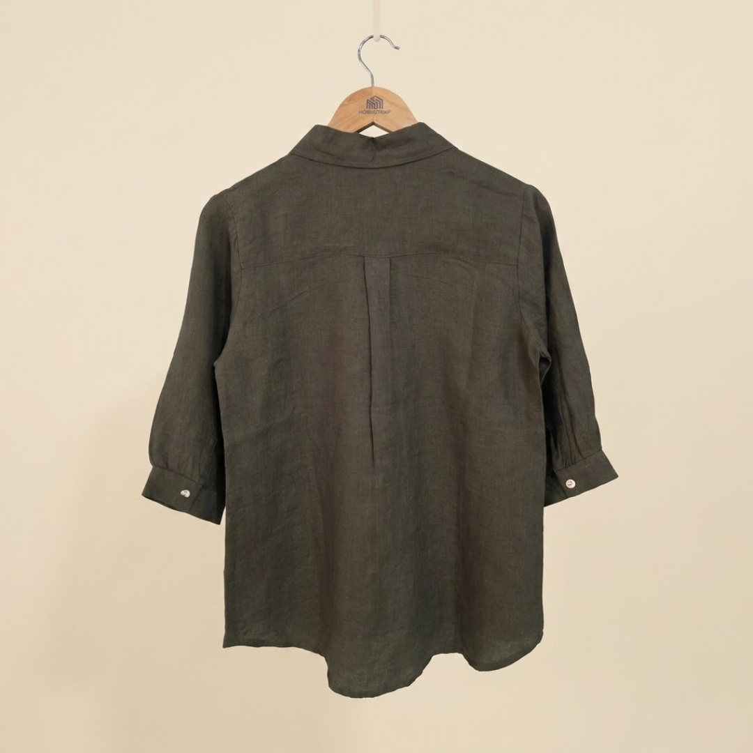 Sage Green Linen Shirt
