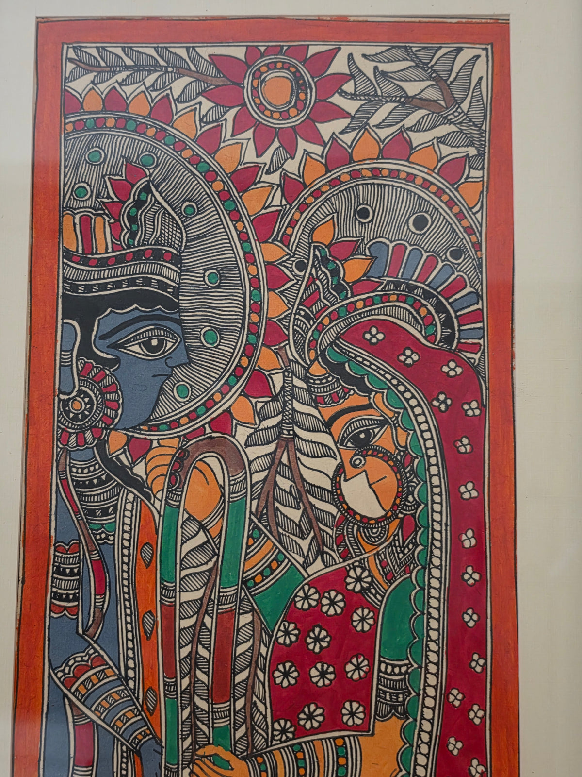 Ram Sita Madhubani Painting