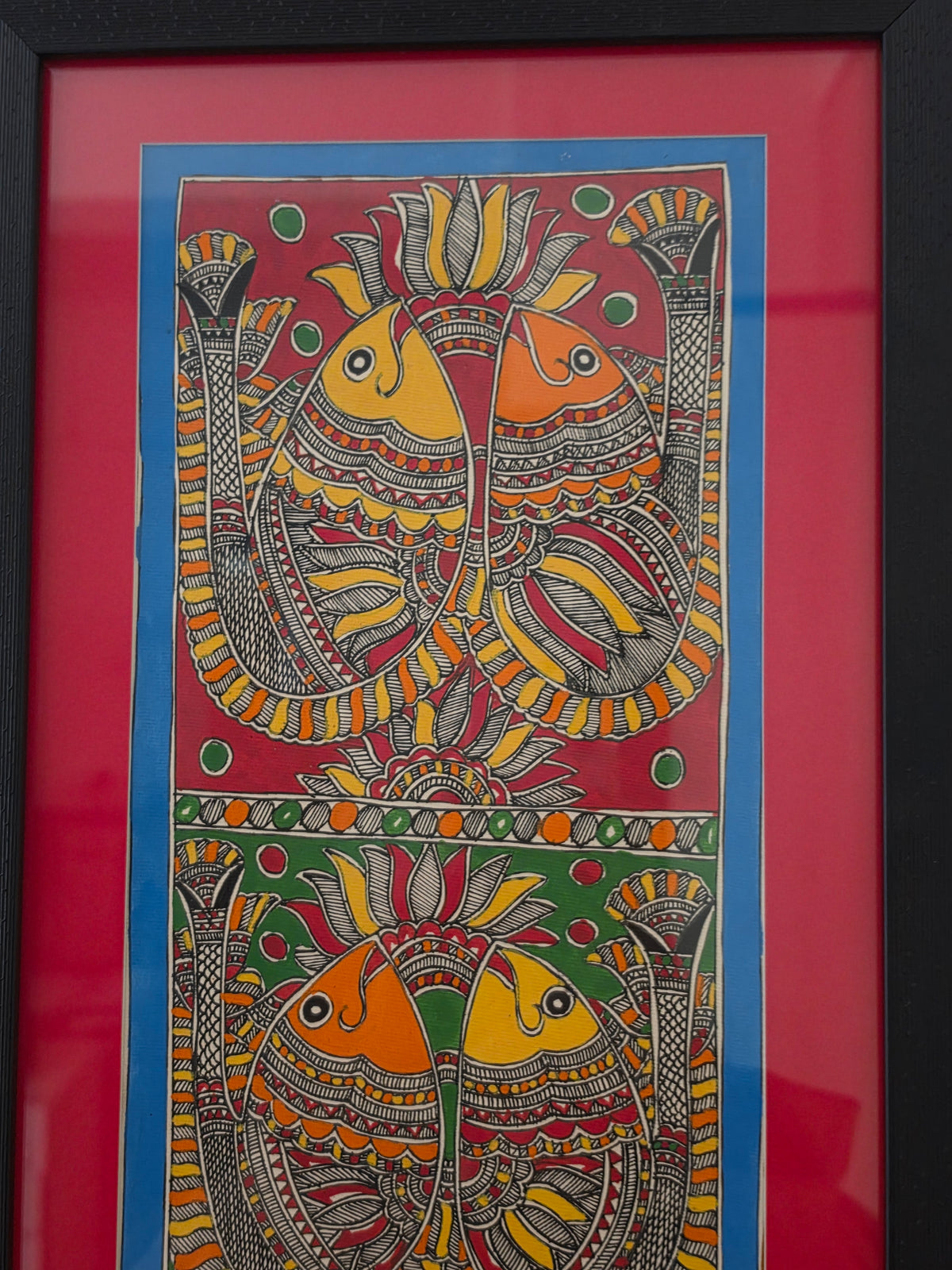Fish Madhubani paintings