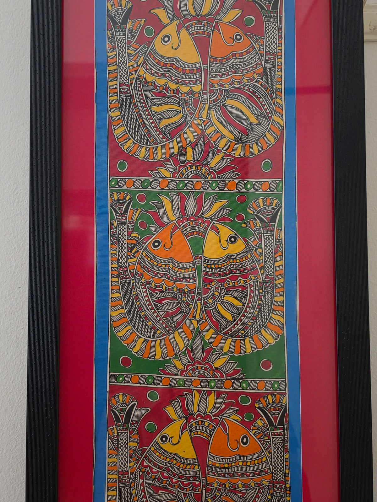 Fish Madhubani paintings