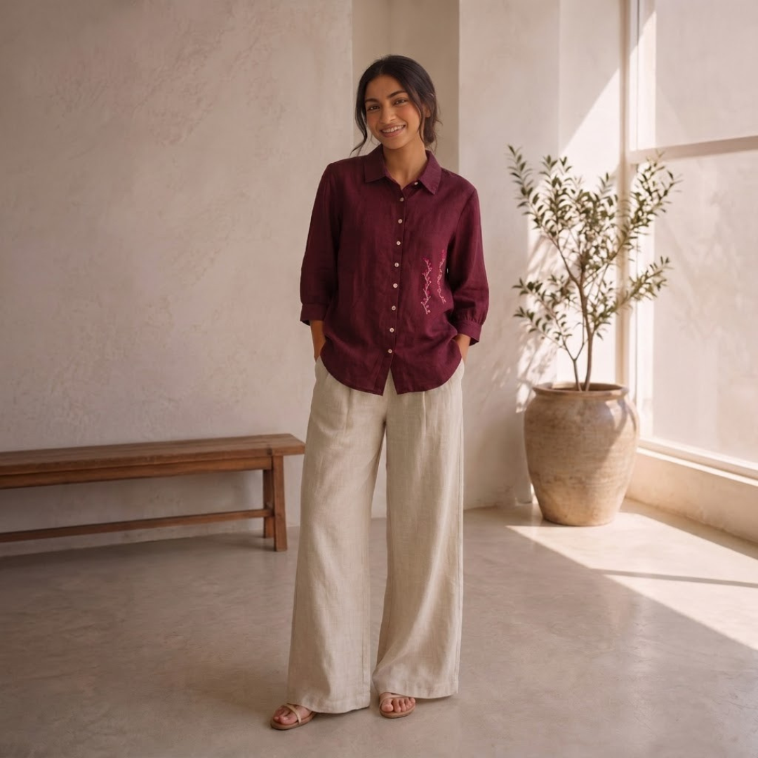 Ladies linen pants