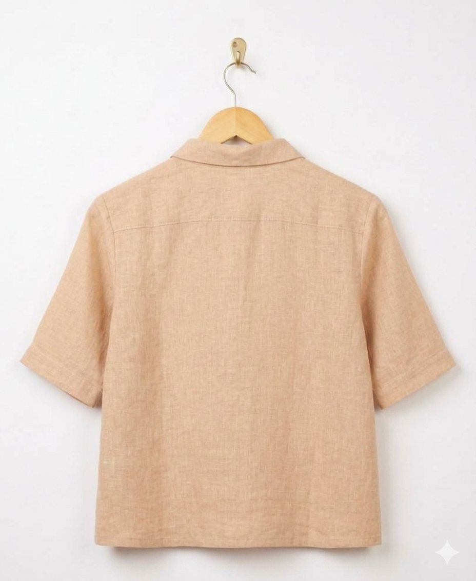 Cream Linen Shirt