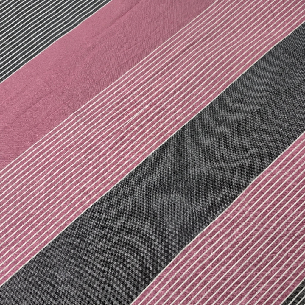 Pink Grey handloom bedsheet